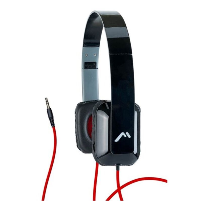 Audífonos Diadema Mitzu Mh-5028Bk Cable Plano N... image number null