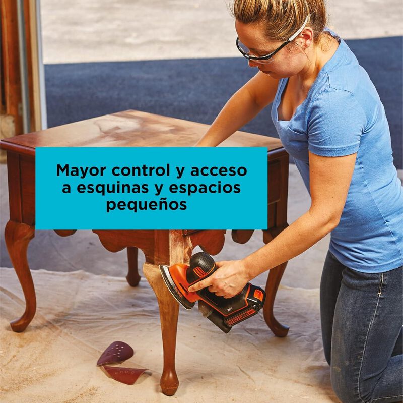 Combo Black & Decker Taladro Mas Lijadora 20v P... image number null
