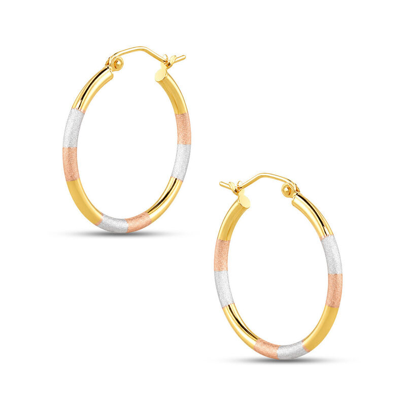 Arracadas Oro Florentino 14k 21mm image number null
