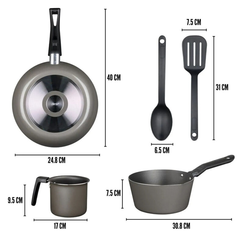 Batería de Cocina Ekco / Vasconia GRIS 5PACK Al... image number null