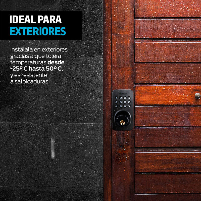 Cerradura Inteligente para Exterior 3 en 1: App... image number null
