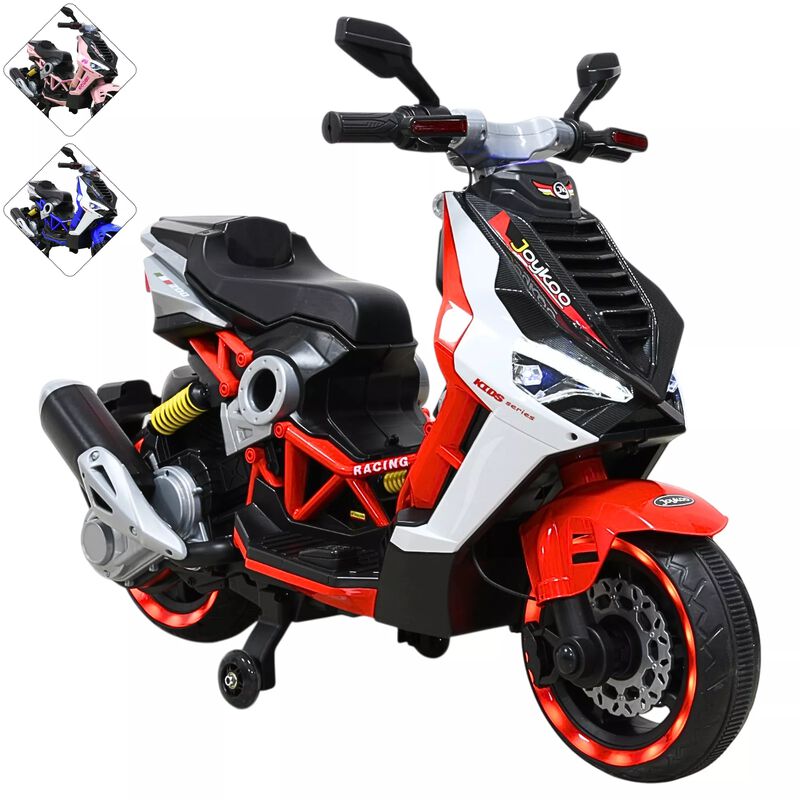 Motocicleta El&eacute;ctrica Montable Para Ni&ntilde;os Luces... image number null