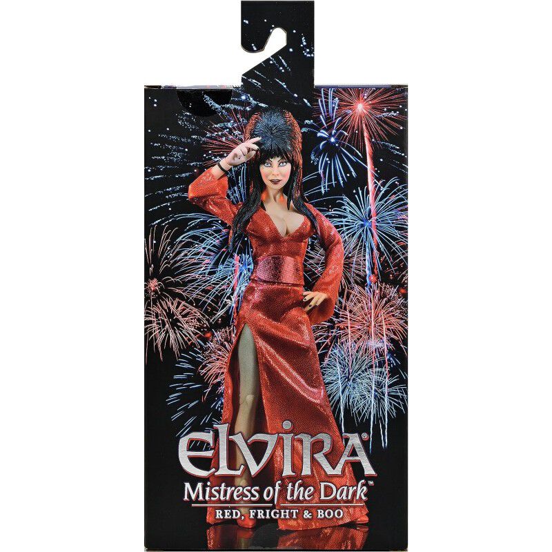 Figura Elvira Mistress Of Dark Con Vestido Rojo... image number null