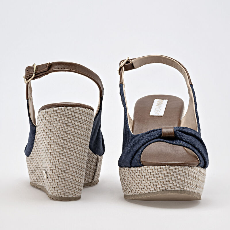 Moramora Zapatos para mujer marino camel image number null