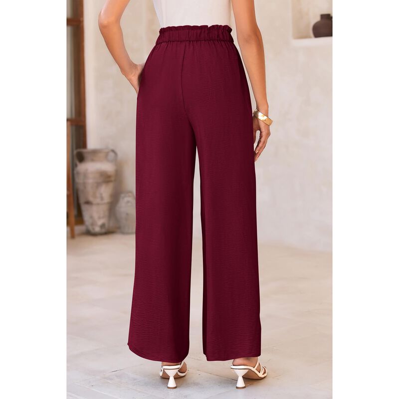 Pantalones Palazzo Prettygarden Vino image number null