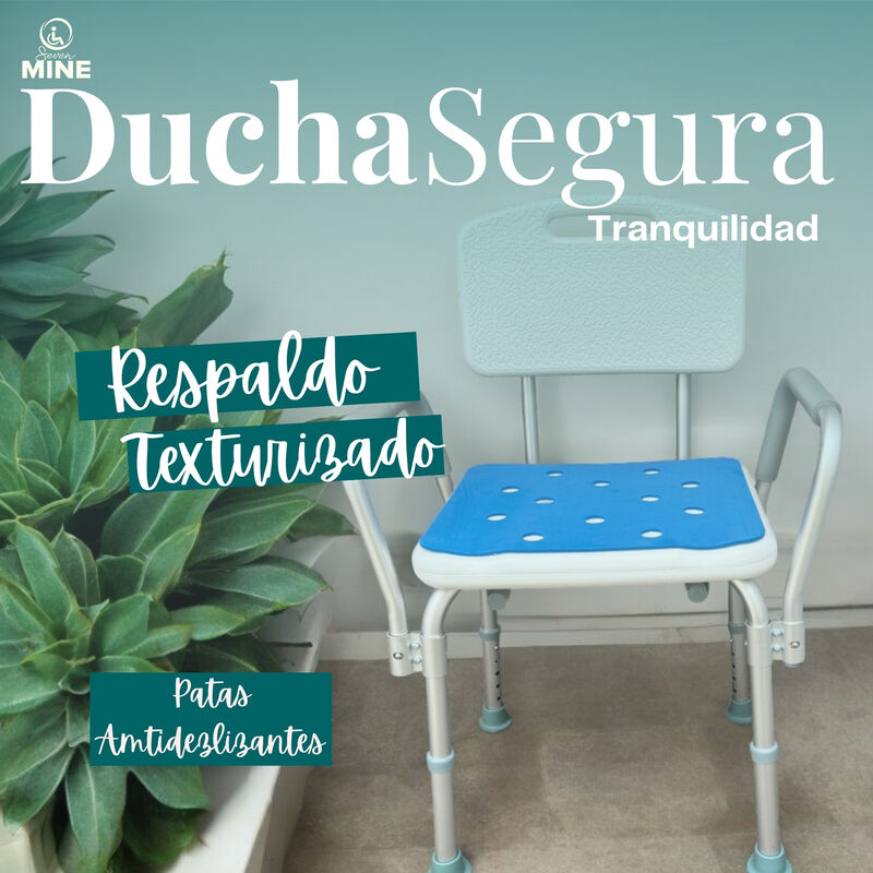 Silla para Baño Adulto Mayor con Almohadilla SM... image number null