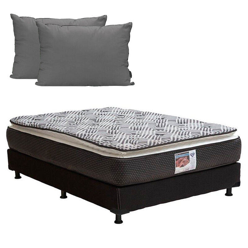 Colch&oacute;n Queen Size Spring Air Omega+Almohada Di... image number null