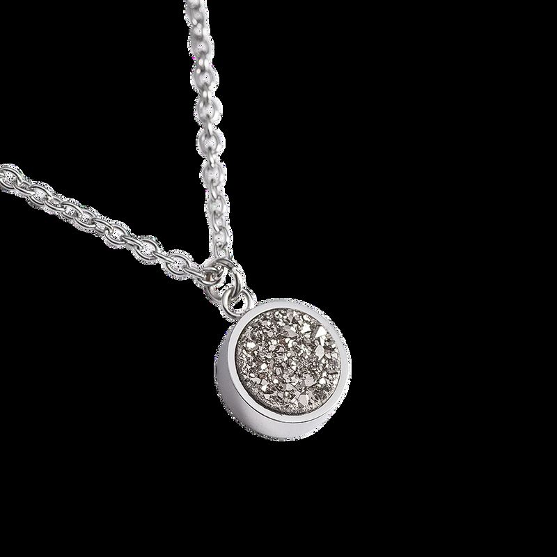 Collares Mujer Acero Inoxidable Piedra Drusa Cu... image number null