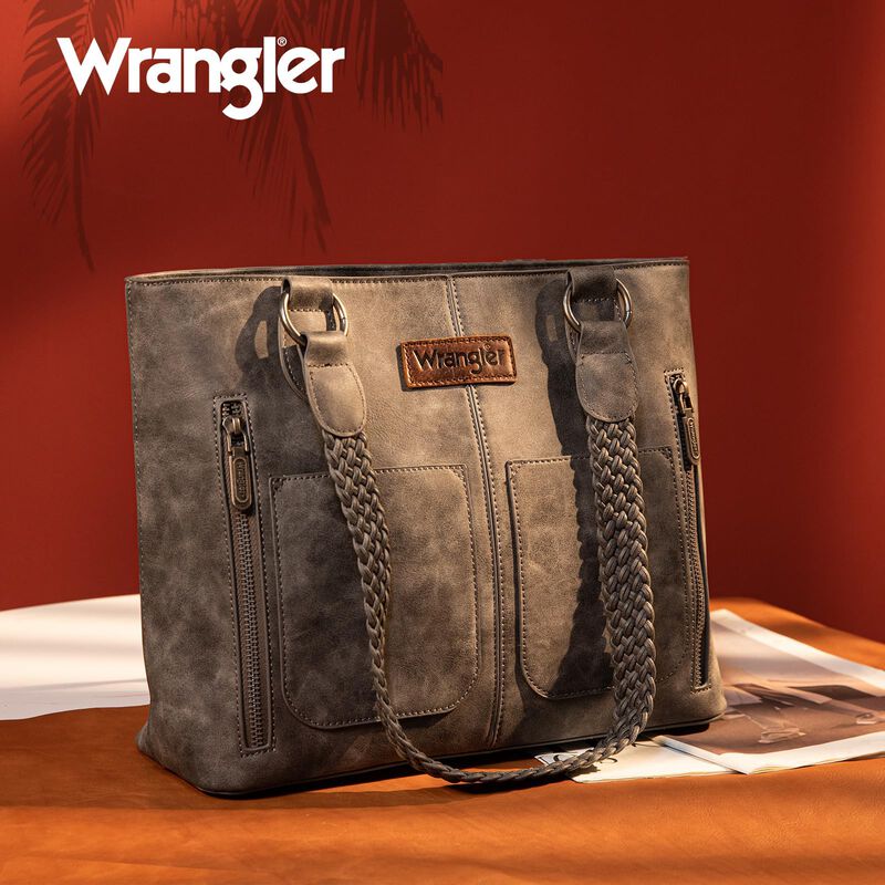 Bolso De Mano Wrangler Wg78-g8317gy Para Mujer ... image number null