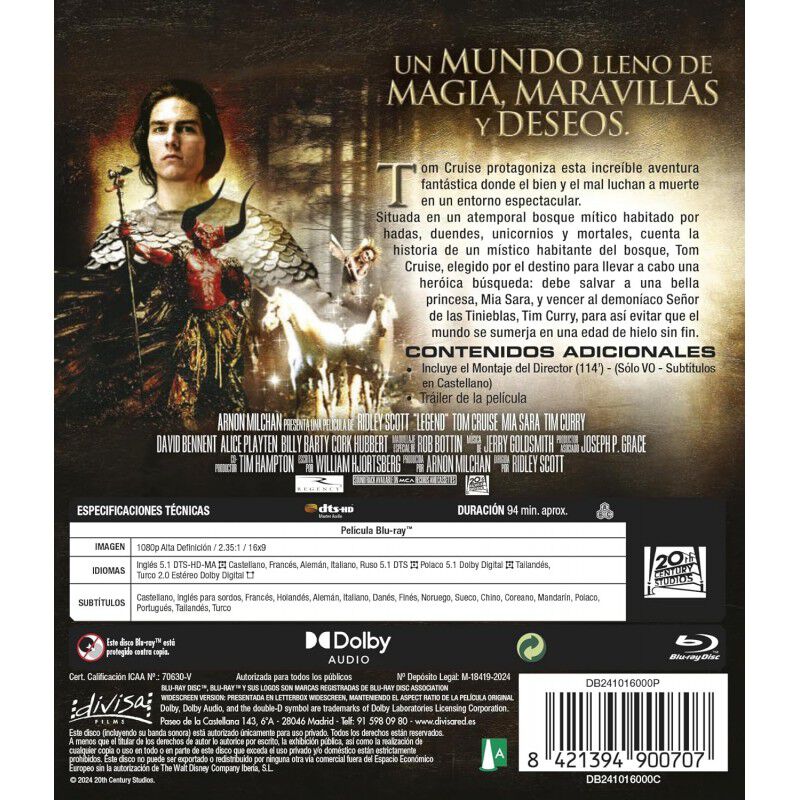 Legend [Blu-ray] (1985) image number null