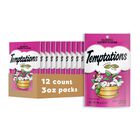 Cat Treats Temptations Con Sabor A Hierba Gatera, 85 G, Paquete De 12