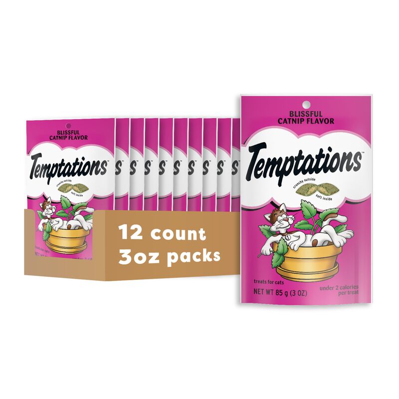 Cat Treats Temptations Con Sabor A Hierba Gater... image number null