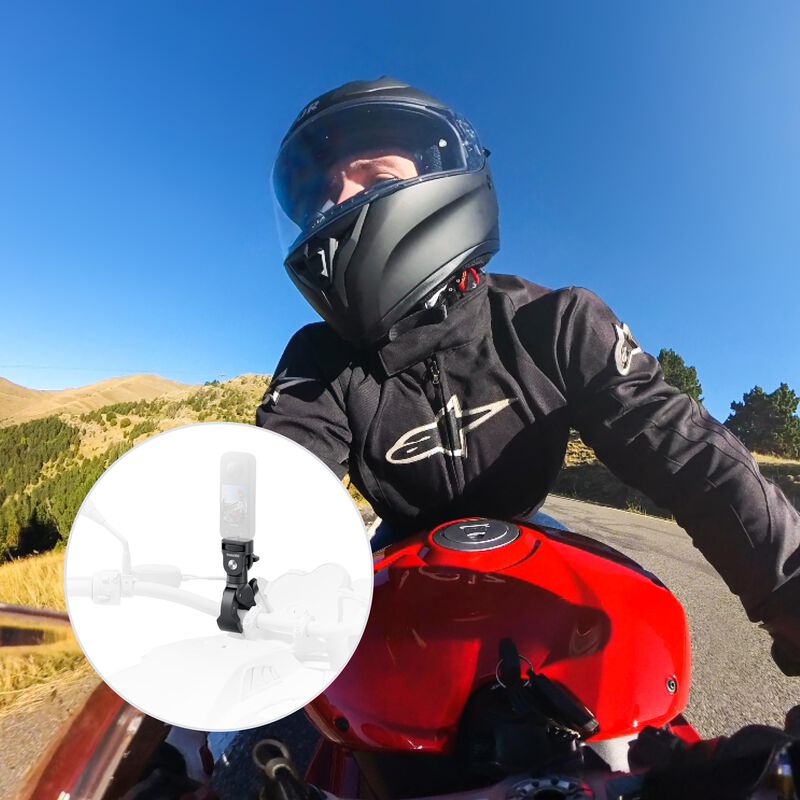 Paquete Clamp Insta360 Heavy Duty Para Motocicl... image number null