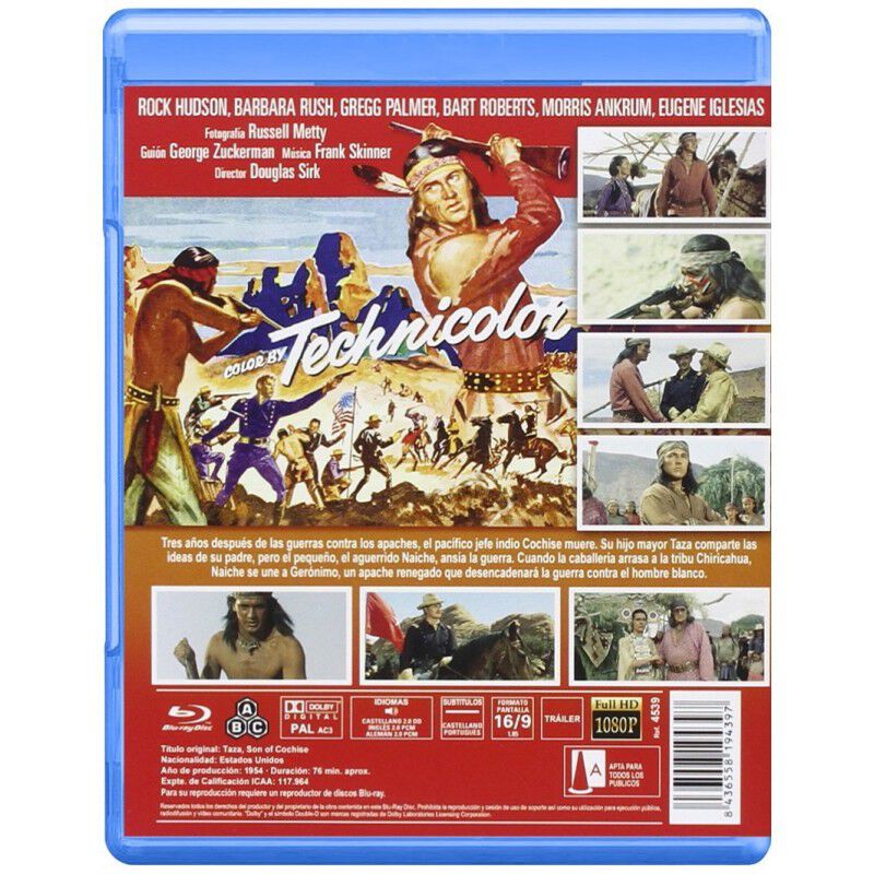 Raza De Violencia [blu-ray] (1954) Taza, Son Of... image number null