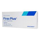 Firac Plus 10mg 20 tabletas 125mg,10mg caja con 20 tabletas