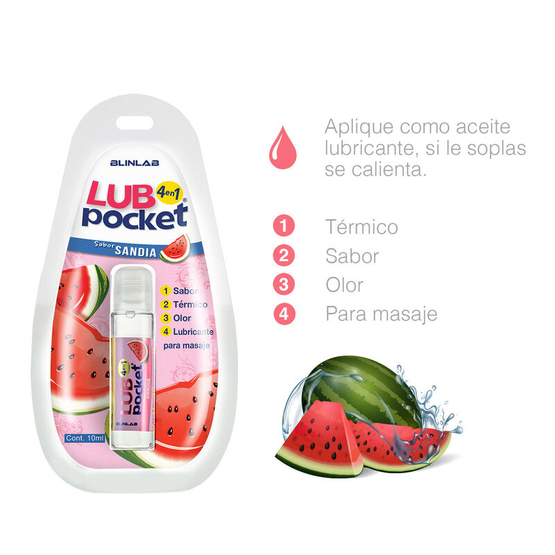 Lub Pocket 4 En 1 Sandia 10ml image number null