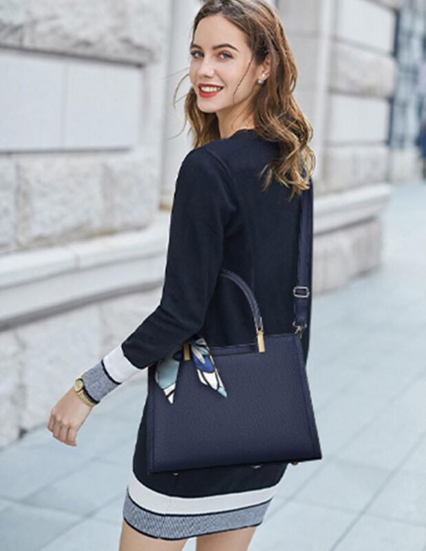 Bolsa Tote Pink Brule Elegancia Cl&aacute;sica Para Mu... image number null