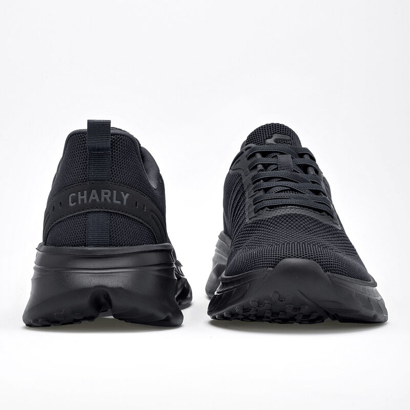 Charly Tenis Deportivo Para Mujer Negro Cod 120... image number null