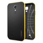 Funda SPIGEN para Samsung S4 Neo Hybrid Amarillo Negro