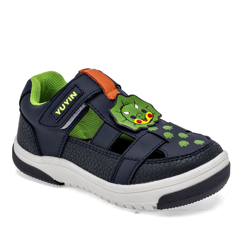 Yuyin Sandalia para niño marino verde image number null