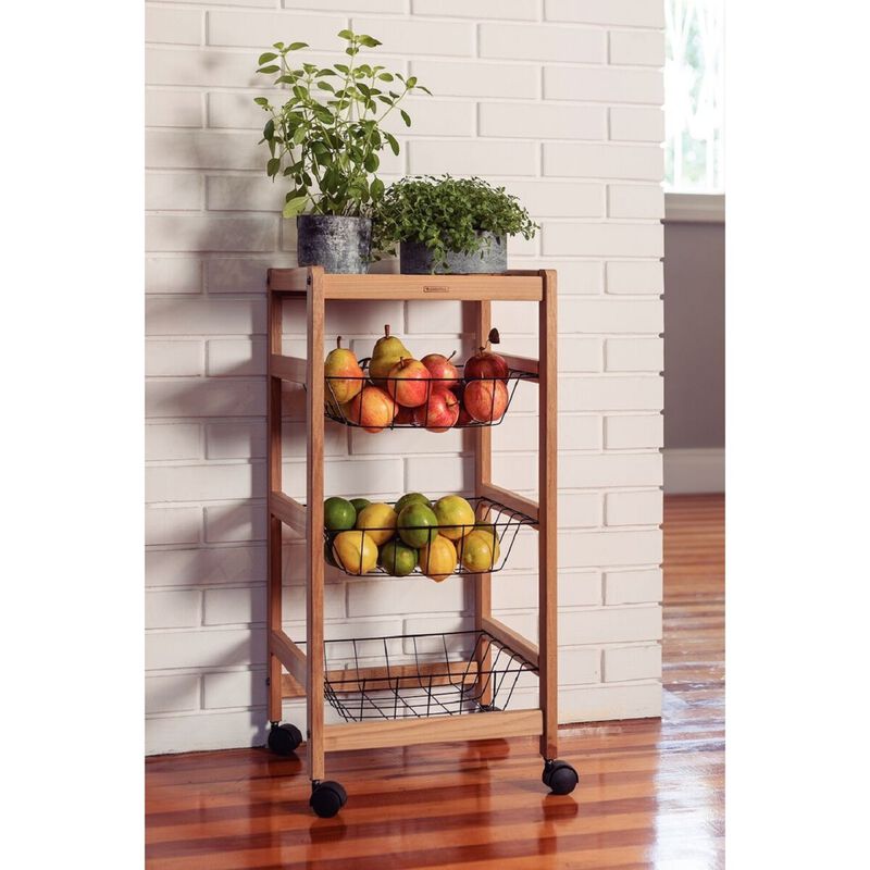 Mesa Carro Frutero Tramontina 13241/352 Madera ... image number null