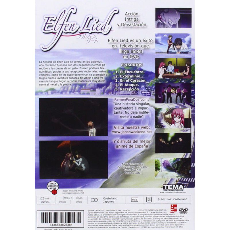 Elfen Lied 1 (dvd) image number null