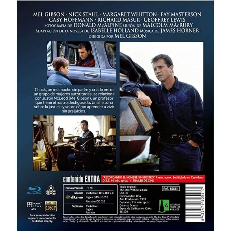 El Hombre Sin Rostro [blu-ray] (1993) The Man W... image number null