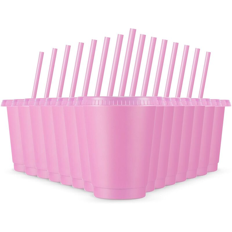 Vaso De Bebida Rtteri 473 ml Rosa Claro Pack De... image number null