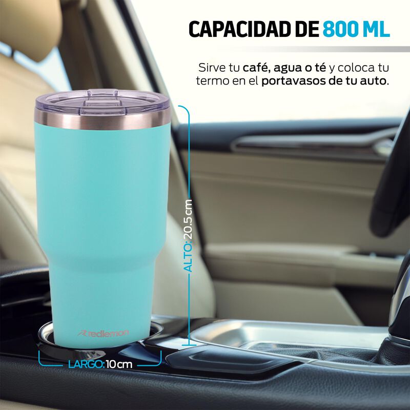 Termo y Vaso Térmico 800 ml Redlemon image number null