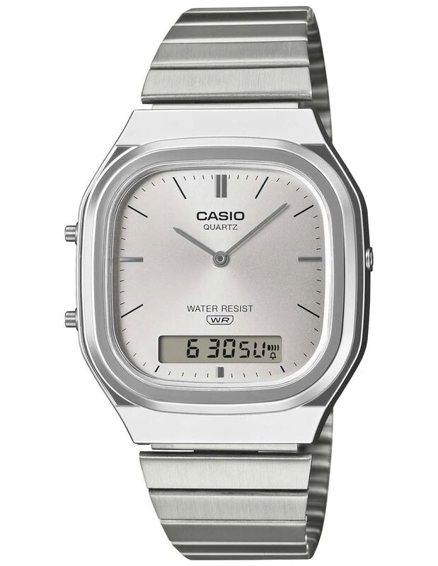 Reloj Casio Vintage Unisex AQ-240E-7ACF platead... image number null