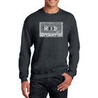 Sudadera De Cuello Redondo Word Art Para Hombre - Los 80 - Gris