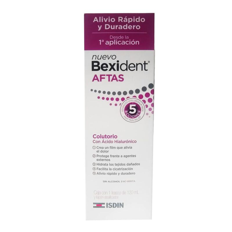 Bexident Aftas Colutorio - 120 Mililitro image number null
