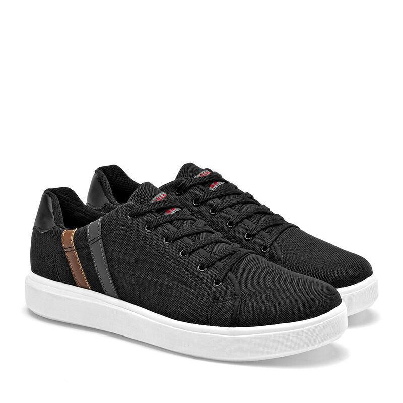 Felpor tenis para hombre negro camel cod 141233... image number null