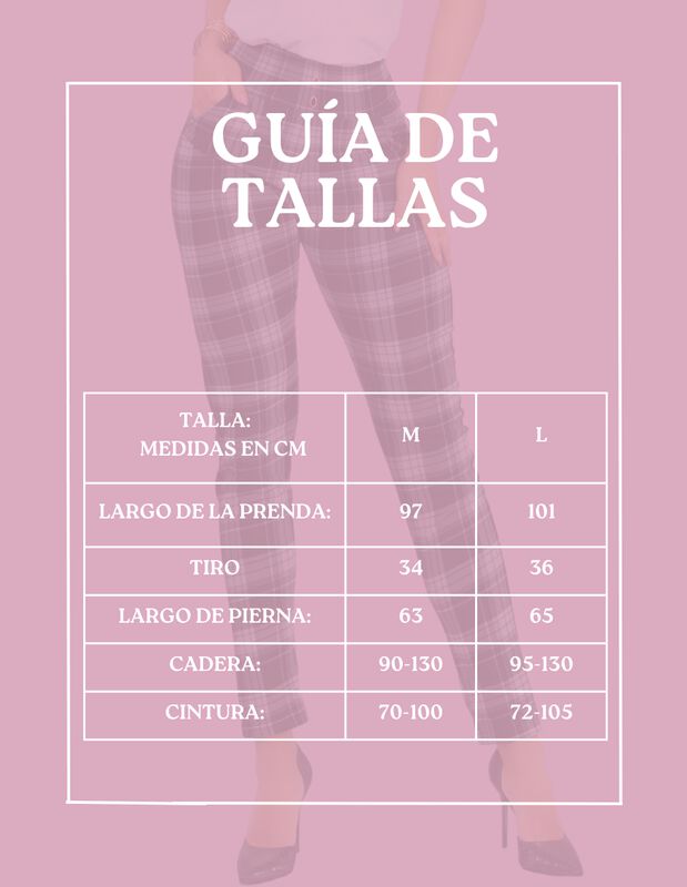 Leggings Elegantes Jegging Mujer a Cuadros Stre... image number null