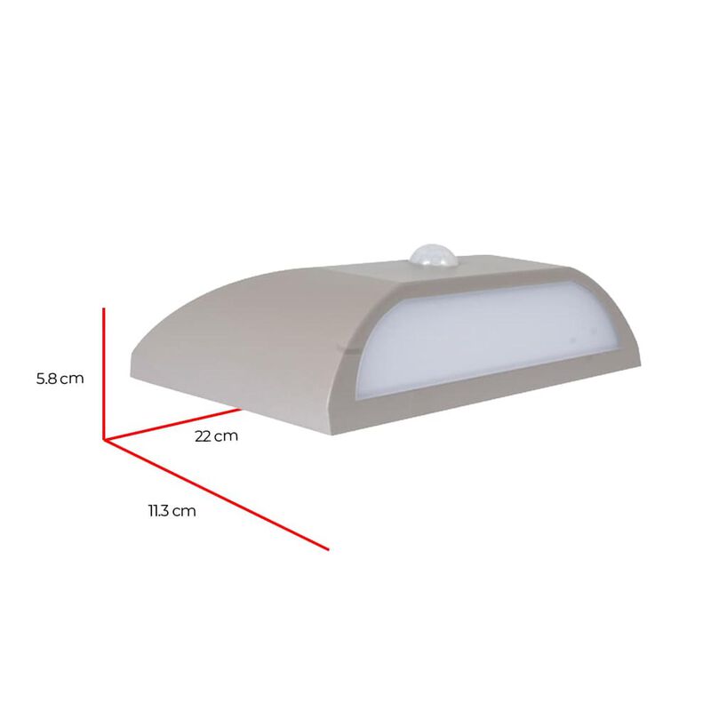 Arbotante Led De 5 W Con Sensor image number null