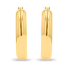 Arracadas Ovaladas De Oro Amarillo 14k Rl45-ara