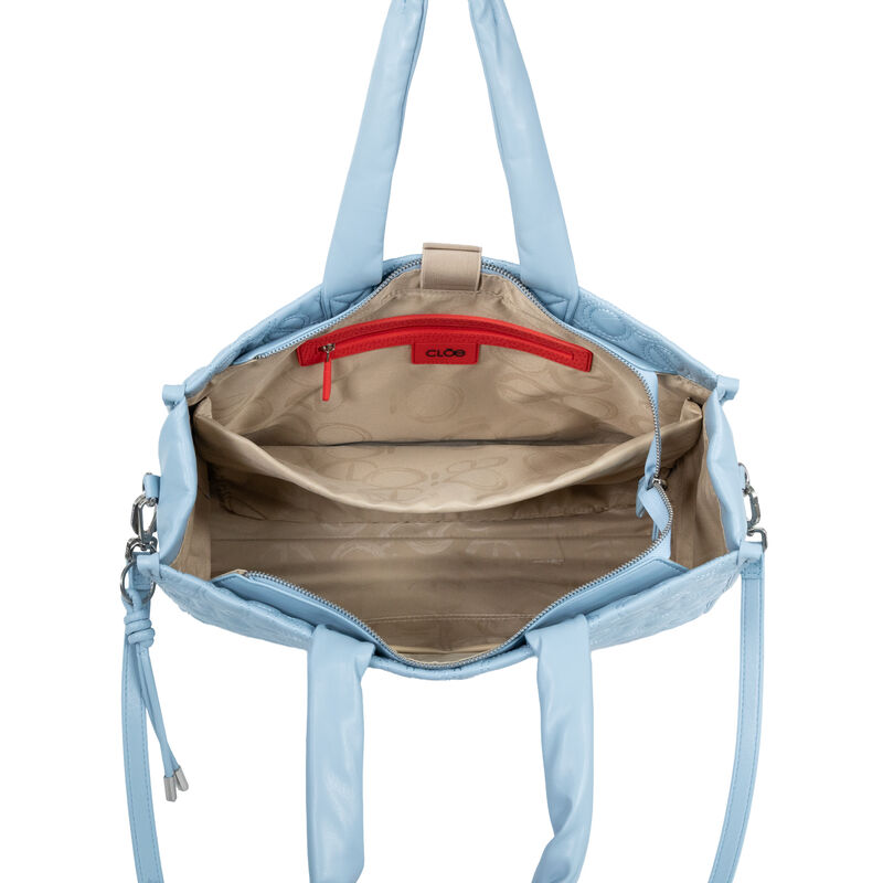 Bolsa Tote Grande Bordado De Monogramas Color A... image number null