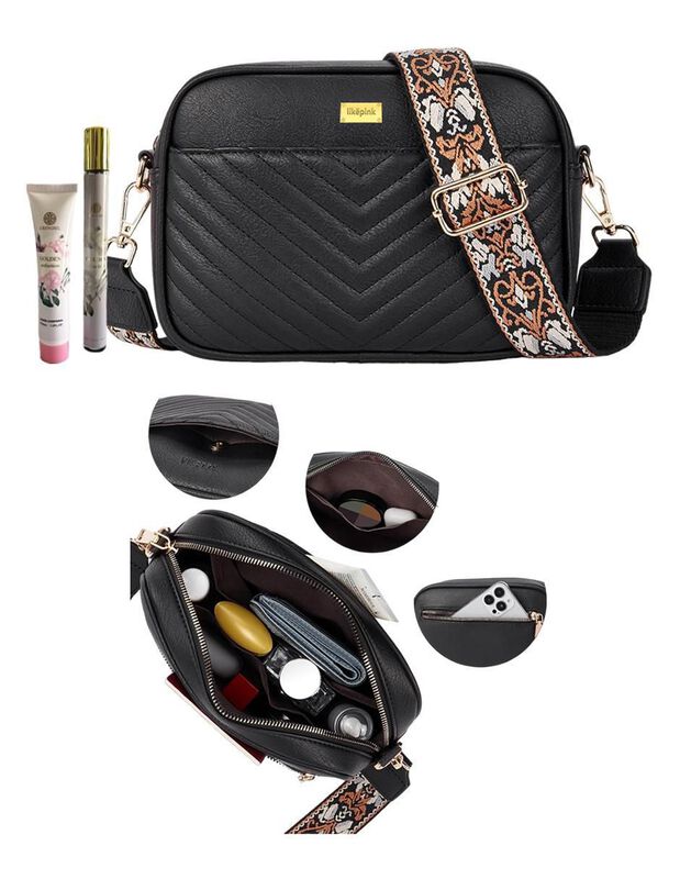 Bolsa Crossbody Pink Brule Sunset Serenity Para... image number null