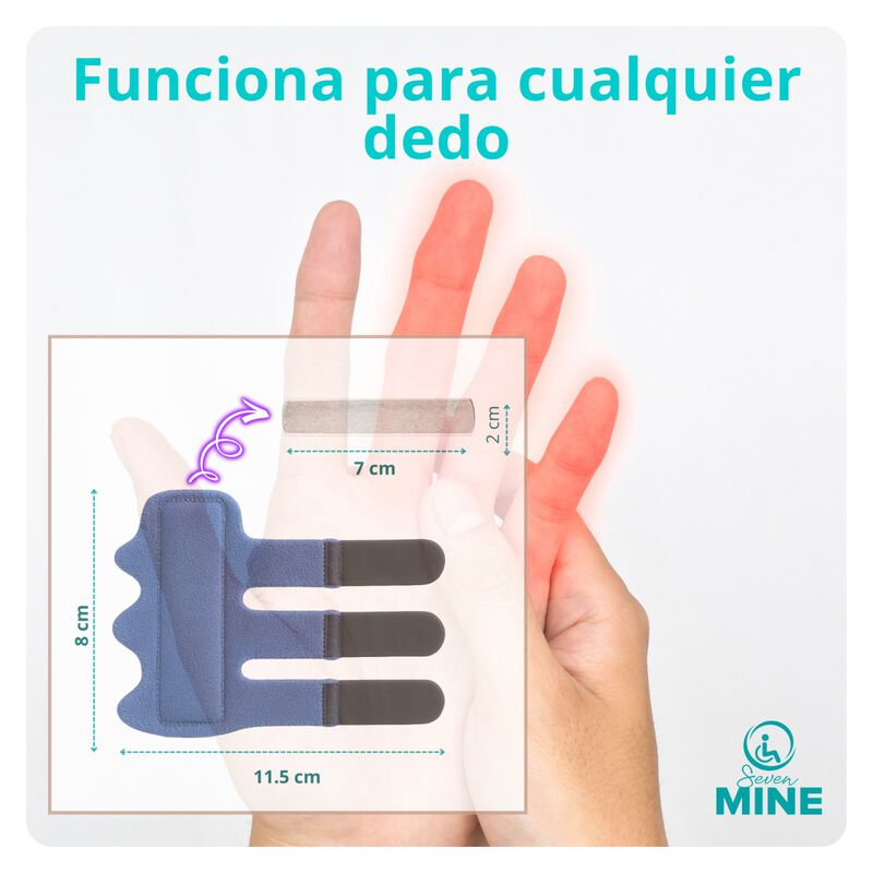 F&eacute;rula para Dedo con Soporte de Aluminio con 3 ... image number null