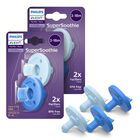 Chupetes Para Beb&eacute;s Avent Soothie Orthodontic, 100% Silicona, Paquete De 4