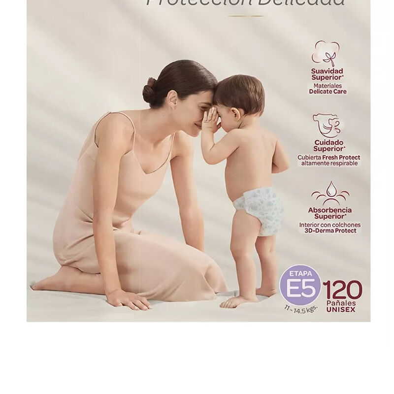 Pa&ntilde;ales Huggies Supreme  Etapa 5 Unisex 120pz image number null