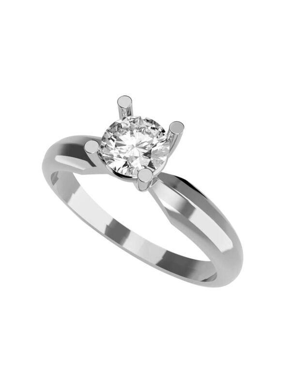 Anillo de Compromiso de 10K con Circonia Talla ... image number null