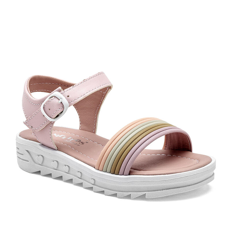 Danielitos Shoes Sandalia Para Ni&ntilde;a Rosa Multic... image number null