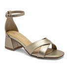 First Avenue Sandalia Dorado Para Mujer 147553ce