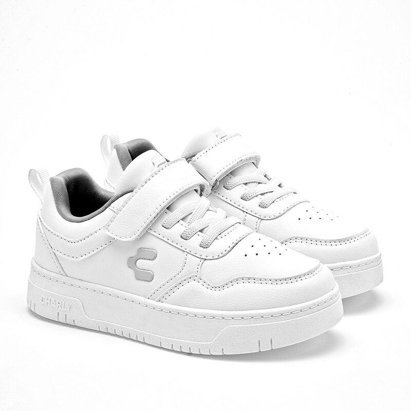 Charly tenis para ni&ntilde;o  blanco cod 137206-D image number null