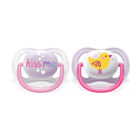 Chup&oacute;n Ultra Air Happy Avent 0-6m 2pz Rosa Kiss Me