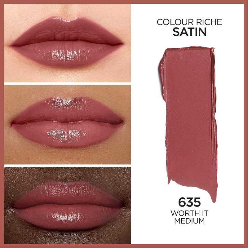 L&aacute;piz Labial L'or&eacute;al Paris Colour Riche Satin W... image number null