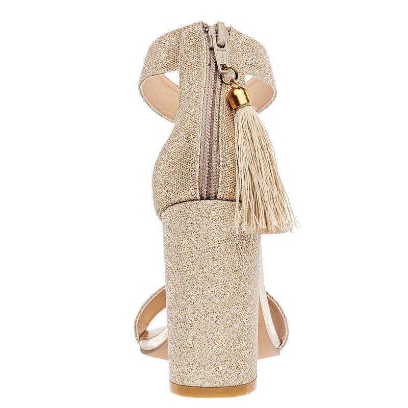 Pietro Alessandro Zapatilla para mujer dorado image number null