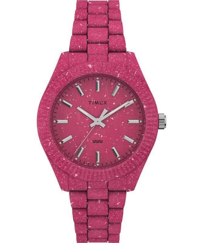 Reloj Timex Legacy Ocean 37mm Con Esfera Rosa Y... image number null