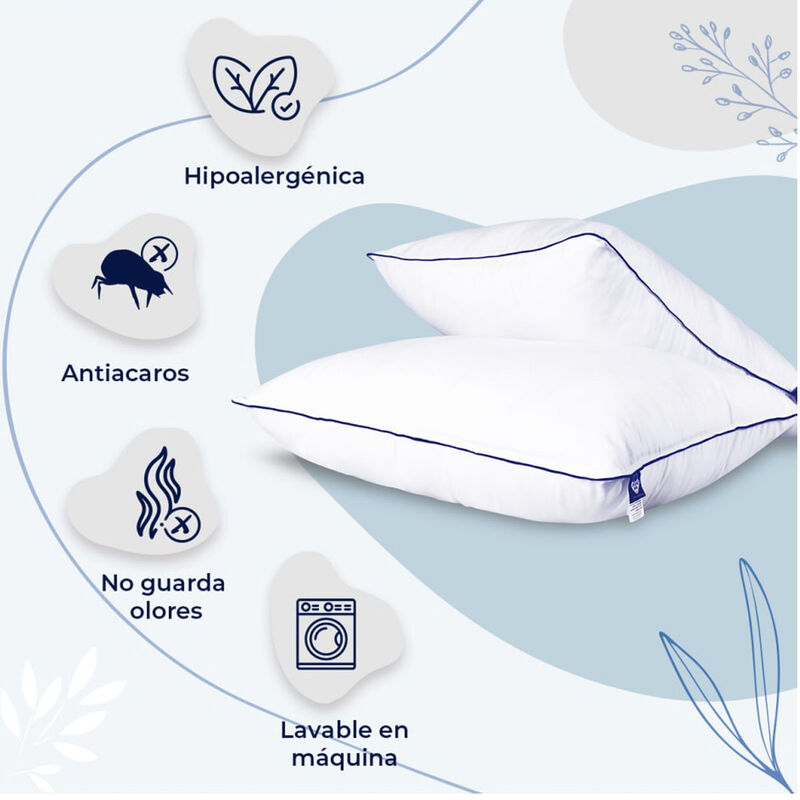 Set 4 Almohadas Cozy + Protector Essence KS + O... image number null